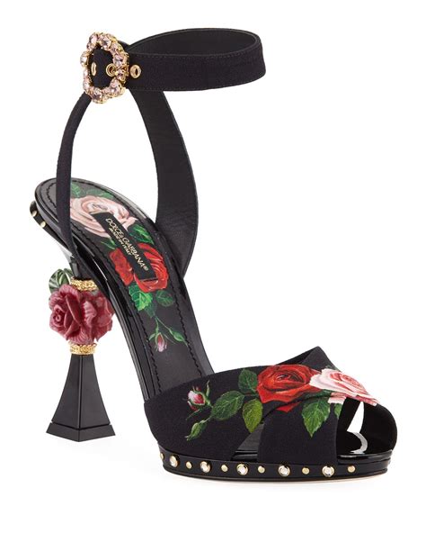 dolce and gabbana rose heels
